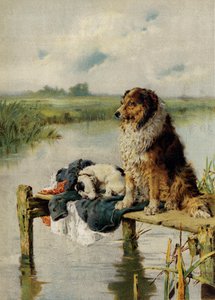 Na służbie (chromolitho)