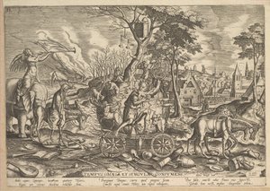 Triumf czasu, 1574. autorstwa Philip Galle