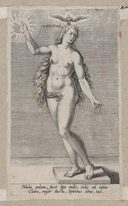 Prawda, z Prosopographia, ca. 1585-90, ca. 1585-90. autorstwa Philip Galle