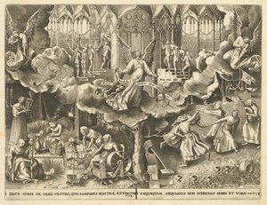 Przypowieść o pannach mądrych i głupich” autorstwa Philip Galle, after Pieter Bruegel the Elder