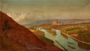 Sens z winnicy, 1863 r. autorstwa Philip Gilbert Hamerton