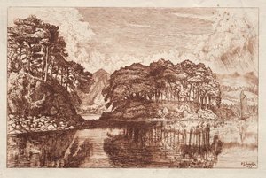 Jezioro, 1875. autorstwa Philip Gilbert Hamerton