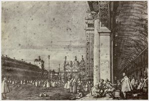 Canaletto, Piazza di San Marco autorstwa Philip Henry Delamotte