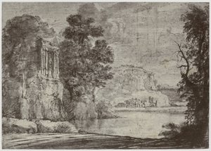 Claude [Lorrain], Wieczór autorstwa Philip Henry Delamotte