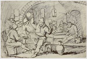 Hemskirk [Van Heemskerck?], Boors Carousing autorstwa Philip Henry Delamotte