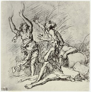 Salvator Rosa, Pan i Syrinx autorstwa Philip Henry Delamotte