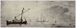 Van der Velde, Barka autorstwa Philip Henry Delamotte
