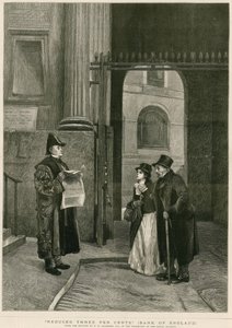 Obniżone trzy procenty, Bank Anglii autorstwa Philip Hermogenes Calderon