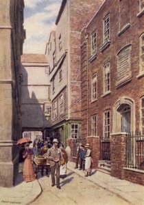 Wejście do Bishopsgate z Wielkiej St Helens, 1890 autorstwa Philip Norman