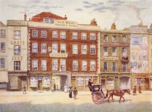 Old Bell Inn i Black Bull, z Holborn, 1897 autorstwa Philip Norman