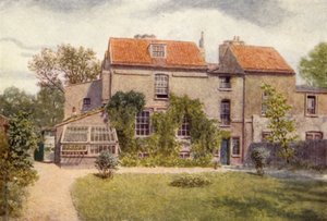 Sandford Manor House z tylnego ogrodu, 1898 autorstwa Philip Norman