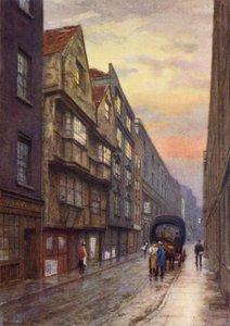 Wych Street, Strand, patrząc na północny zachód, 1901 r.