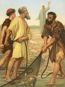 Chrystus powołujący uczniów autorstwa Philip Richard Morris