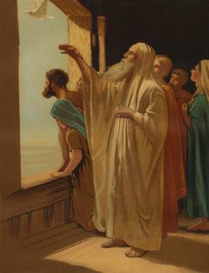 Noe wysyła gołębicę autorstwa Philip Richard Morris