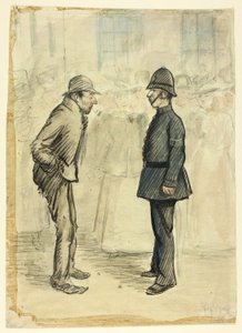 Policjant i Tramp autorstwa Philip William May