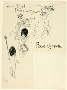 Program Teatru Royal Drury Lane autorstwa Philip William May