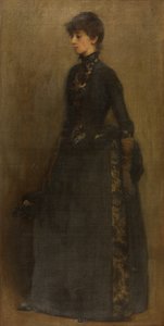 Dama w szarości: Pani Montgomery (olej na płótnie) autorstwa Philip Wilson Steer