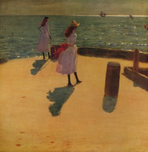 Na molo Walberswick, ok. 1887, ok. 1915 autorstwa Philip Wilson Steer
