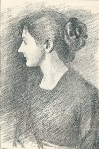 Portret panny Emmy Froude, ok. 1893 r. autorstwa Philip Wilson Steer