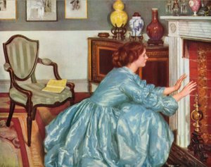 Koniec rozdziału (kolorowa litografia) autorstwa Philip Wilson Steer