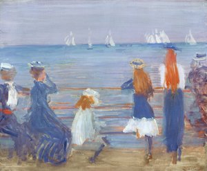 Oglądanie regat Cowes, 1892