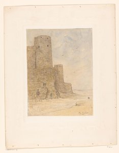 Zamek na pustyni Les remparts de Salladin (tytuł oryginalny) autorstwa Philip Zilcken (signed by artist)