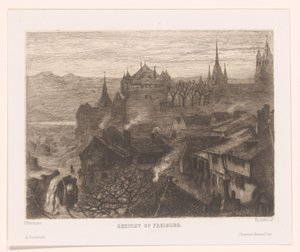 Widok na Freiburg (oryginalny tytuł na obiekcie)