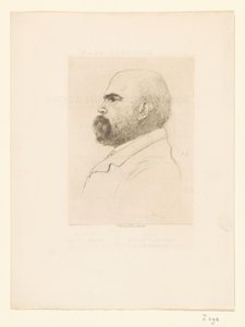Portret Paula Verlaine .a autorstwa Philip Zilcken