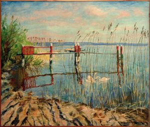 Pomost kąpielowy na Jungfernsee