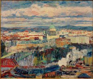 Widok na Poczdam z Nicolaikirche autorstwa Philipp Franck