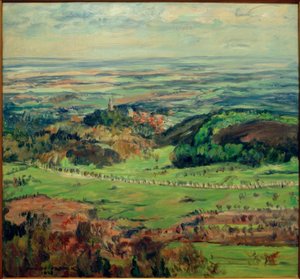 Widok na główną równinę autorstwa Philipp Franck