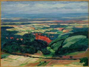 Widok na Kronberg na główną równinę autorstwa Philipp Franck