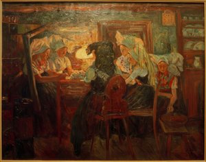 W świetle lampy autorstwa Philipp Franck