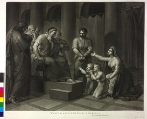 Wespazjan i Juliusz Sabinus autorstwa Philipp Friedrich Hetsch