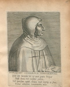 Girolamo Savonarola, 1572. autorstwa Philipp Galle