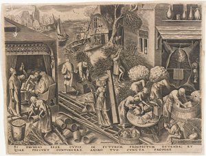 Prudentia Prudence z Siedmiu cnót, 1559.
