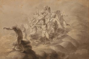 Triumf miłości. 1800 autorstwa Philipp Otto Runge
