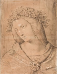 Germania, portret w połowie długości, studium malarstwa freskowego (patrz zdjęcie nr 23678)