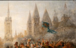 Obrona Tournai przez księżniczkę Epinoy, Philippe-Auguste Hennequin, Muzeum Sztuk Pięknych w Tournai
