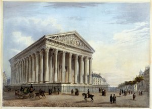 Kościół Madeleine - w „”Spacer po Paryżu i okolicach”” Jacotteta i Benoist, Paryż autorstwa Philippe Benoist
