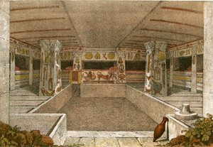 Sala grobowa w Caere autorstwa Philippe Benoist