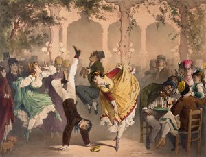 Le Quadrille a Bullier (kolorowa lito)