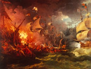 Pokonanie hiszpańskiej armady, 8 sierpnia 1588 r.