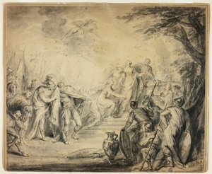 Ofiara Ifigenii autorstwa Philippe Joseph Tassaert