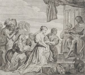 Salomon i królowa Saby, 1784.