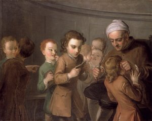 Szkoła dla chłopców autorstwa Philippe Mercier