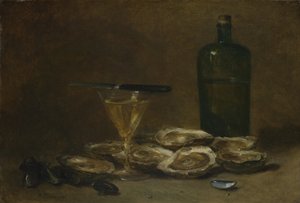 Martwa natura z ostrygami, 1875-1877
