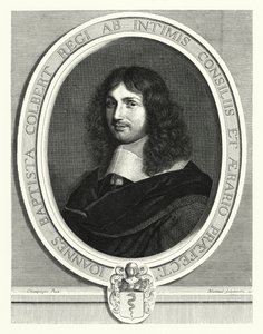 Jean-Baptiste Colbert, francuski mąż stanu (grafika) autorstwa Philippe de (after) Champaigne