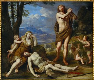 Beweinung Abels (obraz na płótnie) autorstwa Philippe de Champaigne