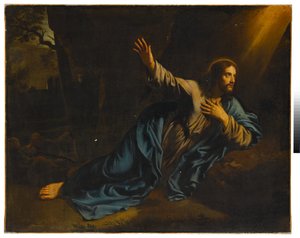Chrystus na Górze Oliwnej autorstwa Philippe de Champaigne